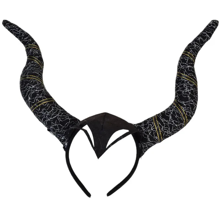 Maleficent Horn Headband – Evil Queen Costume Accessory for Kids & Halloween Cosplay