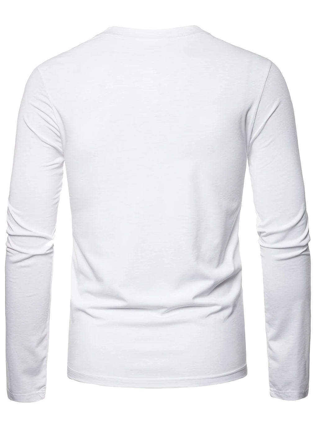 Men’s Skull Print Long Sleeve T-Shirt – 2025 Gothic Streetwear Halloween Party Top