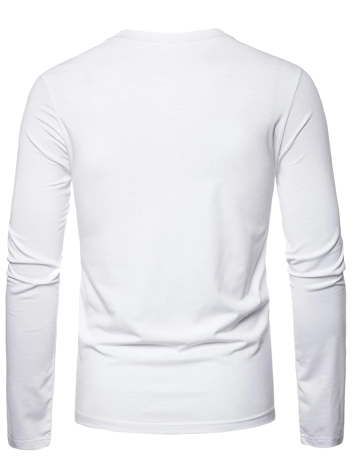 Men’s Skull Print Long Sleeve T-Shirt – 2025 Gothic Streetwear Halloween Party Top