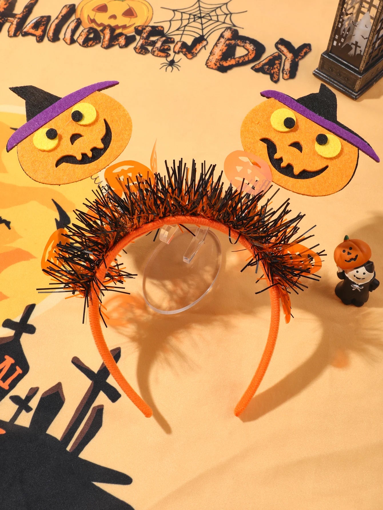 Black Day of the Dead Floral Headpiece – Rose Crown Veil Halloween Mexican Costume Headband