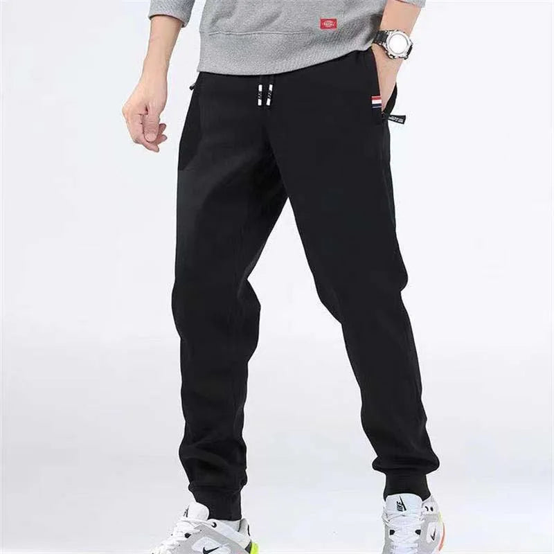 Men’s Warm Fleece Joggers | Winter Lambswool Sweatpants Casual Fit