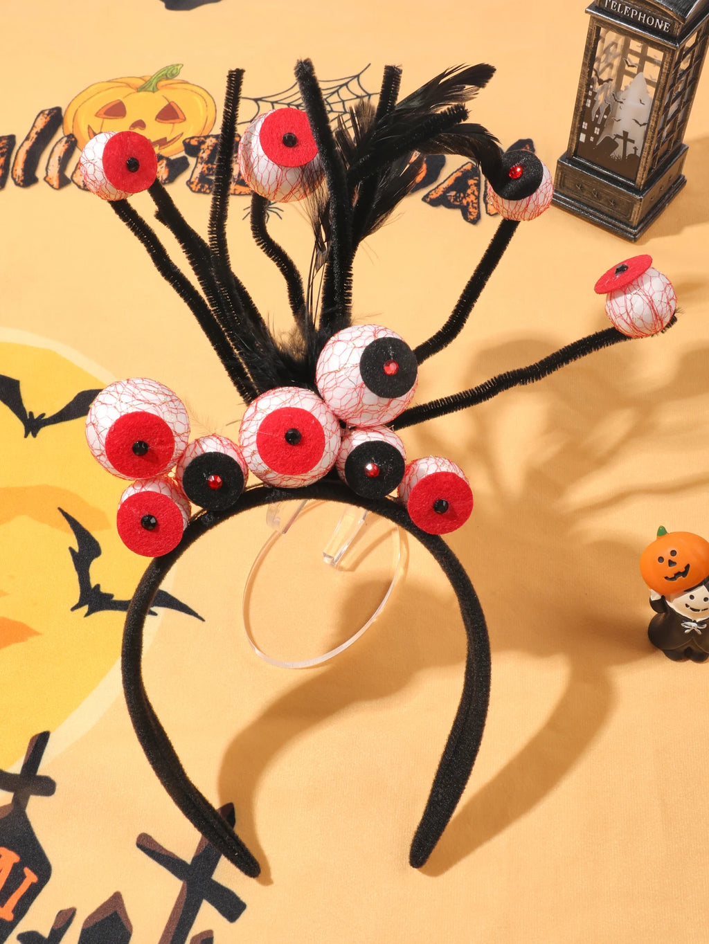 Black Day of the Dead Floral Headpiece – Rose Crown Veil Halloween Mexican Costume Headband