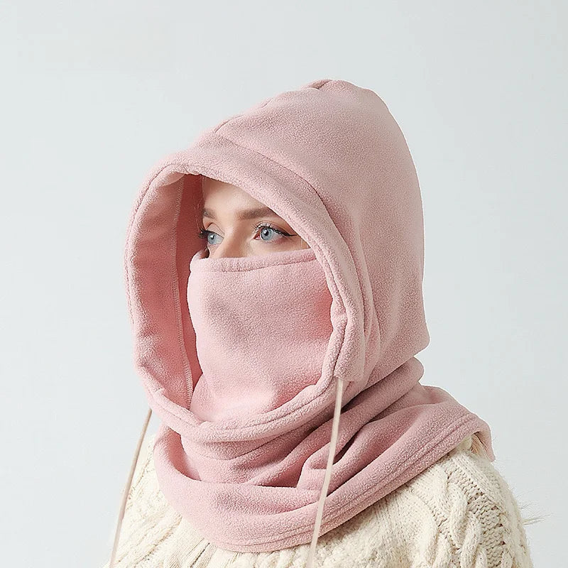 Winter Thermal Windproof Cycling Hat Balaclava Ski Mask with Scarf – Unisex Outdoor Warm Hood for Sports & Snow